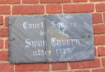 Swan Tavern Historic Marker