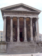 Maison Carreé in France (a Roman Temple)
